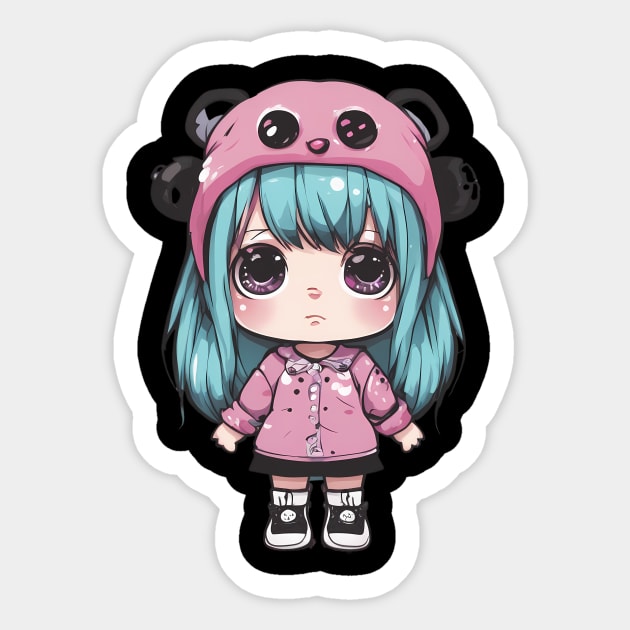 Tiny Kawaii Diva Sticker by animegirlnft